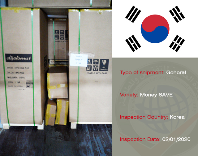 Inspection of an Deposit safes (Korea)